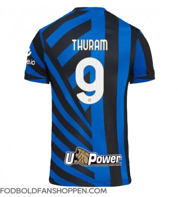 Inter Milan Marcus Thuram #9 Hjemmebanetrøje 2024-25 Kortærmet